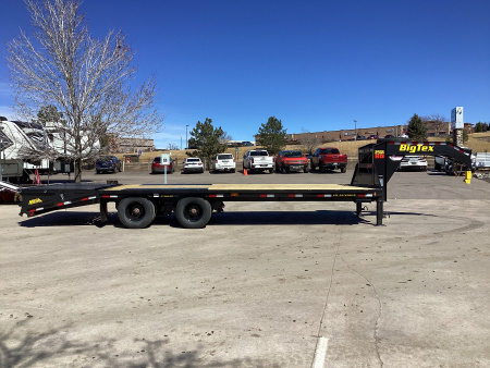 New 25K Gooseneck 2026 Big Tex 25 Foot Flatbed Trailer