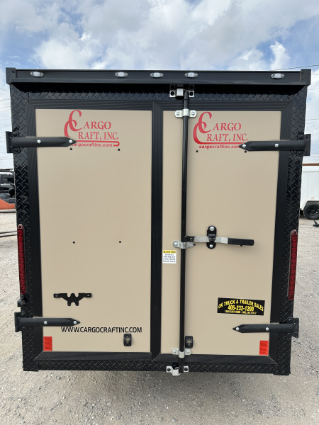 New 2026 Cargo Craft 5'x10' Elite Flat Sierra Tan Single Axle Enclosed Cargo / Enclosed Trailer