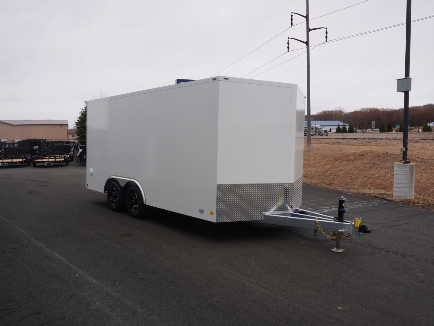 New 2026 Cell-Tech Trailers 8.5x16 Galvanized Steel Cargo / Enclosed Trailer