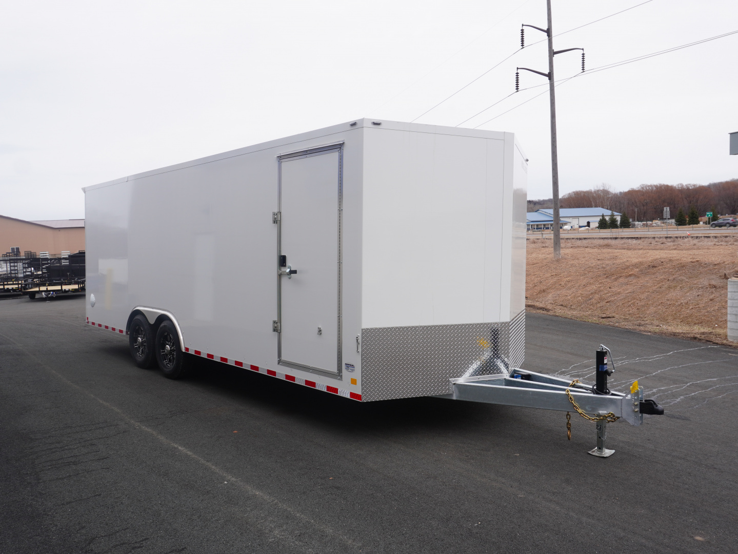 New 2026 Cell-Tech Trailers 8.5x22 Galvanized Enclosed Trailer