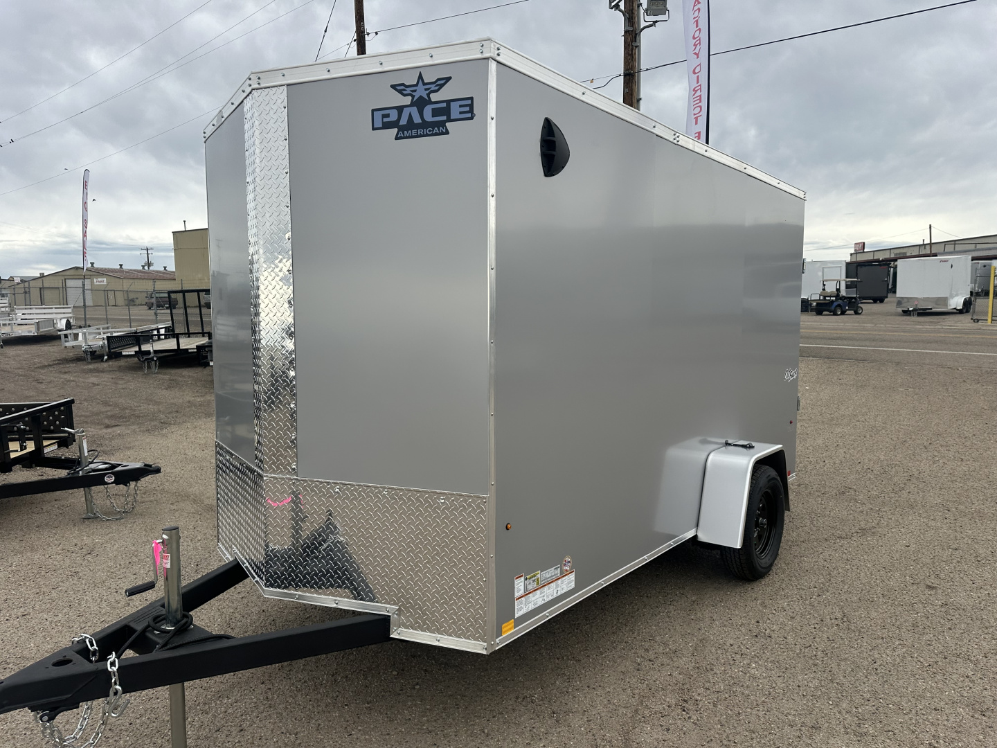 New 2026 Pace American 6X12 3K Outback DLX Cargo / Enclosed Trailer