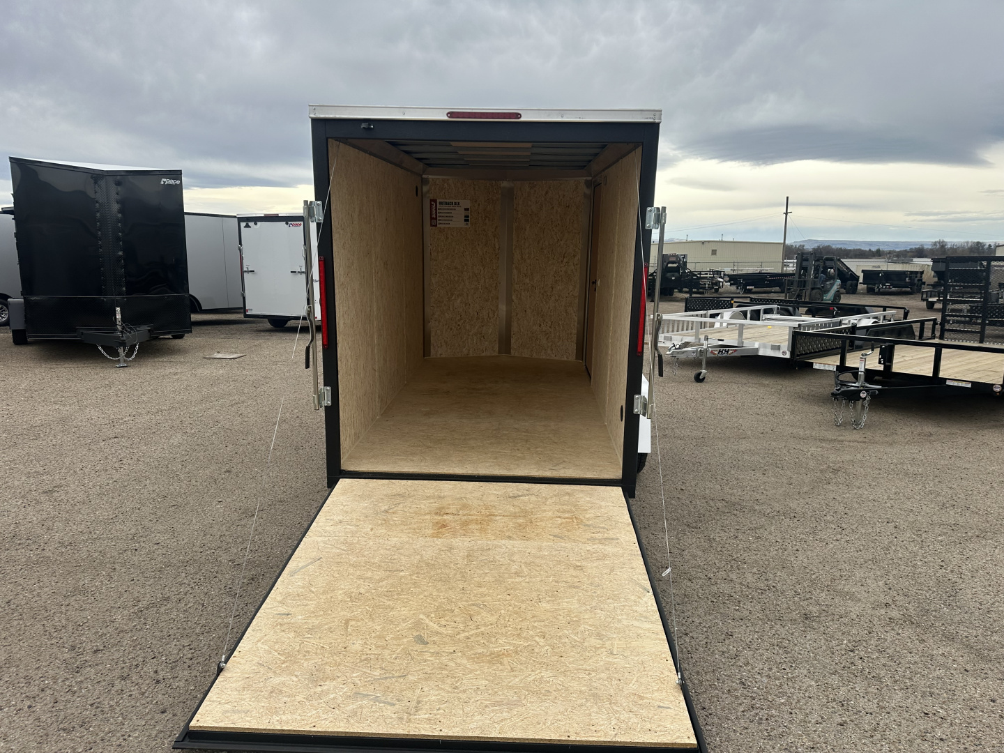 New 2026 Pace American 6X12 3K Outback DLX Cargo / Enclosed Trailer