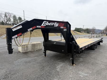 New 2026 Liberty LF16k GOOSENECK TRAILER 20+5 MAMMOTH RAMPS 17.5K G.V.W.R.