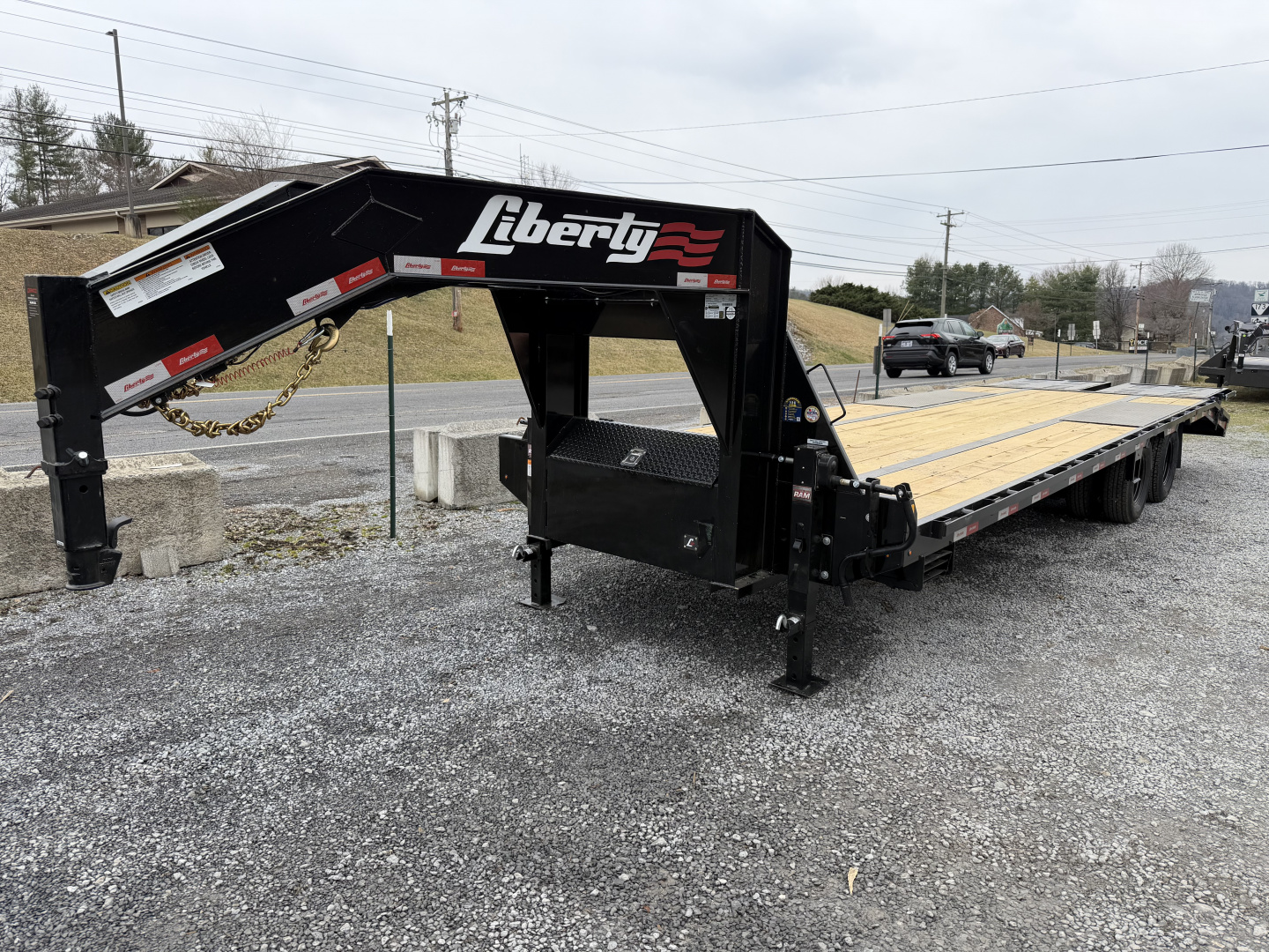 New 2026 Liberty Lf25k gooseneck trailer 20+5 mammoth ramps 23.9k GVWR