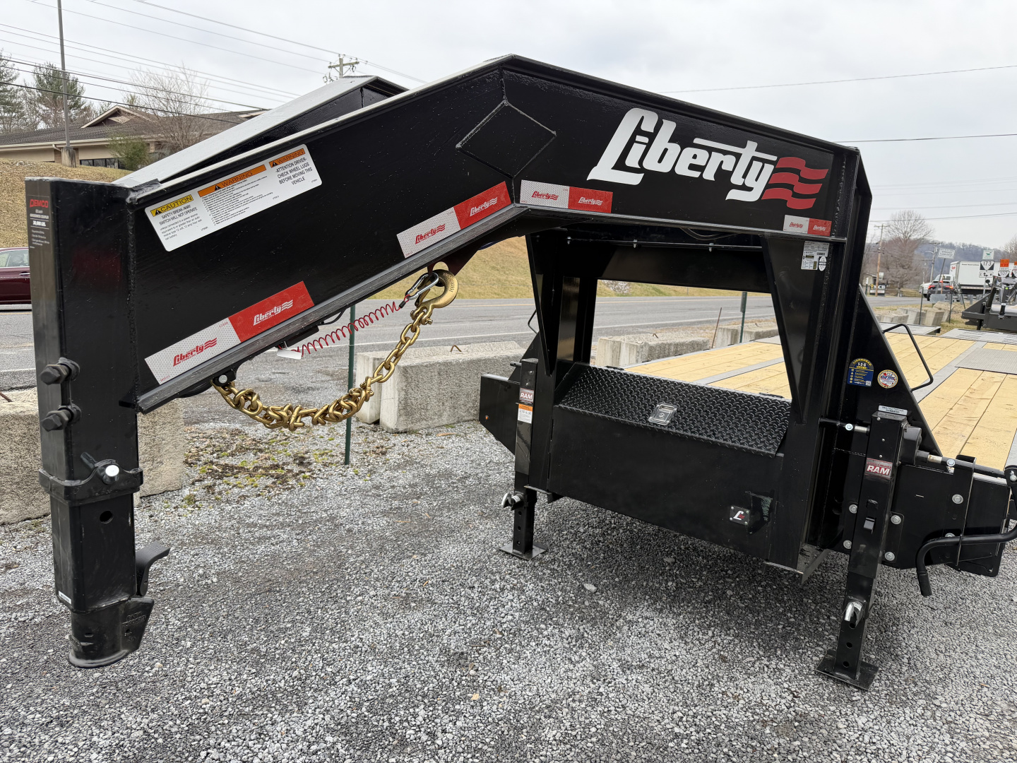 New 2026 Liberty Lf25k gooseneck trailer 20+5 mammoth ramps 23.9k GVWR
