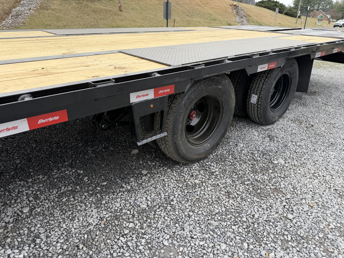 New 2026 Liberty Lf25k gooseneck trailer 20+5 mammoth ramps 23.9k GVWR