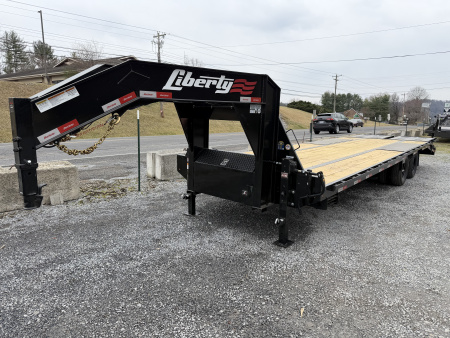 New 2026 Liberty Lf25k gooseneck trailer 20+5 mammoth ramps 23.9k GVWR
