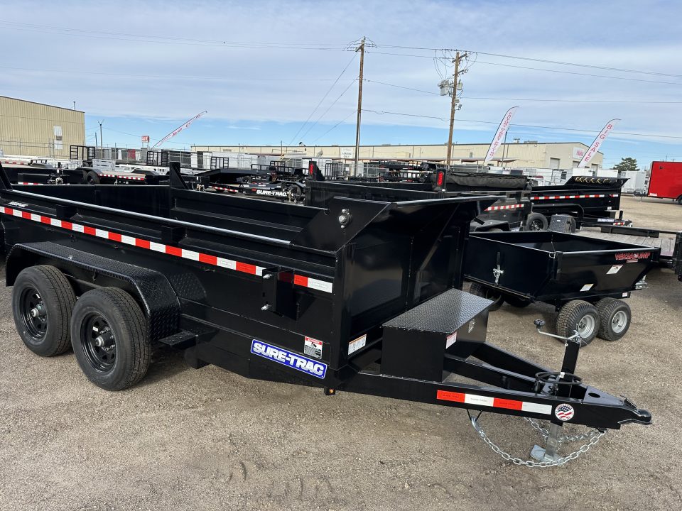 New 2025 Sure-Trac 6X12 10K SD LP SICS Dump Trailer