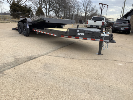 New 2026 Delta Trailers 27TB 84x22 (14K) Partial Tilt Equipment Trailer
