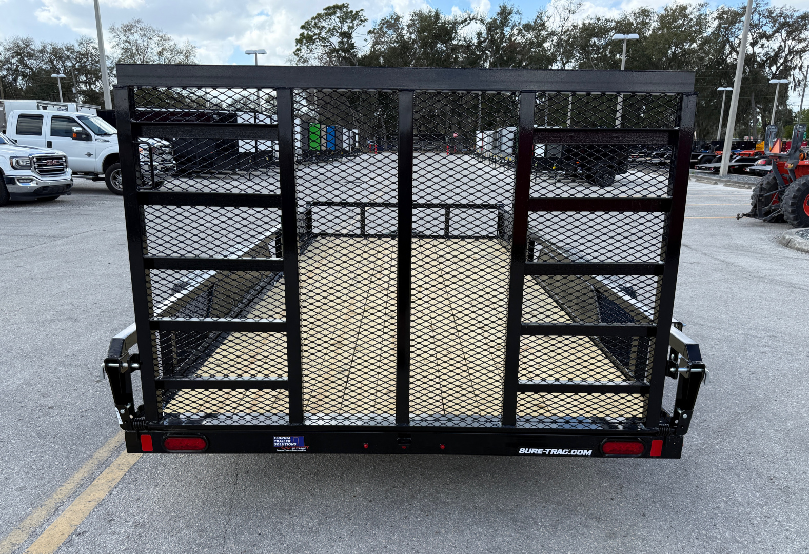 New 2026 Sure-Trac 7x16 Tube Top ATV 7K Utility Trailer