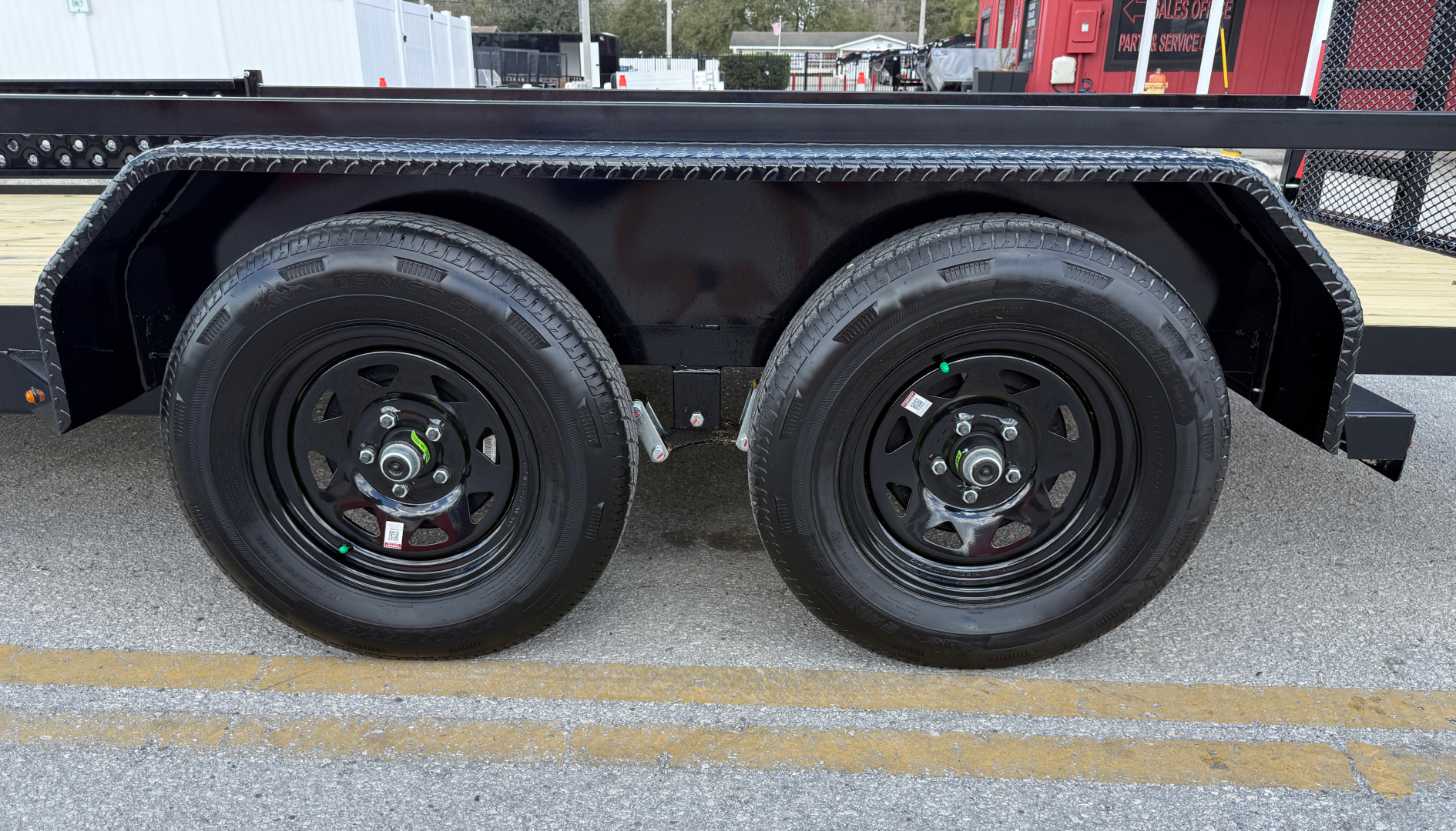 New 2026 Sure-Trac 7x16 Tube Top ATV 7K Utility Trailer