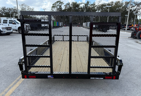 New 2026 Sure-Trac 7x16 Tube Top ATV 7K Utility Trailer