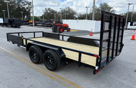 New 2026 Sure-Trac 7x16 Tube Top ATV 7K Utility Trailer