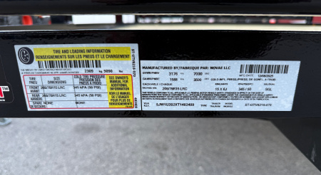 New 2026 Sure-Trac 7x16 Tube Top ATV 7K Utility Trailer