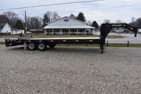 New 2026 Golden Trailers 20+5 7K GN Flatbed Trailer