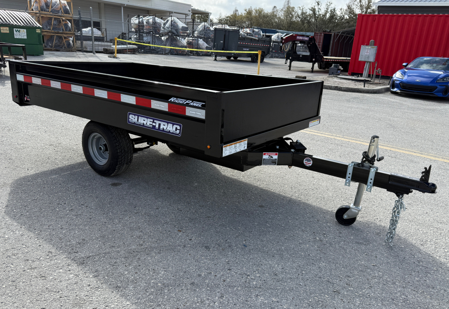 New 2026 Sure-Trac 4.5X8 Homeowner/Utility 3K Dump Trailer