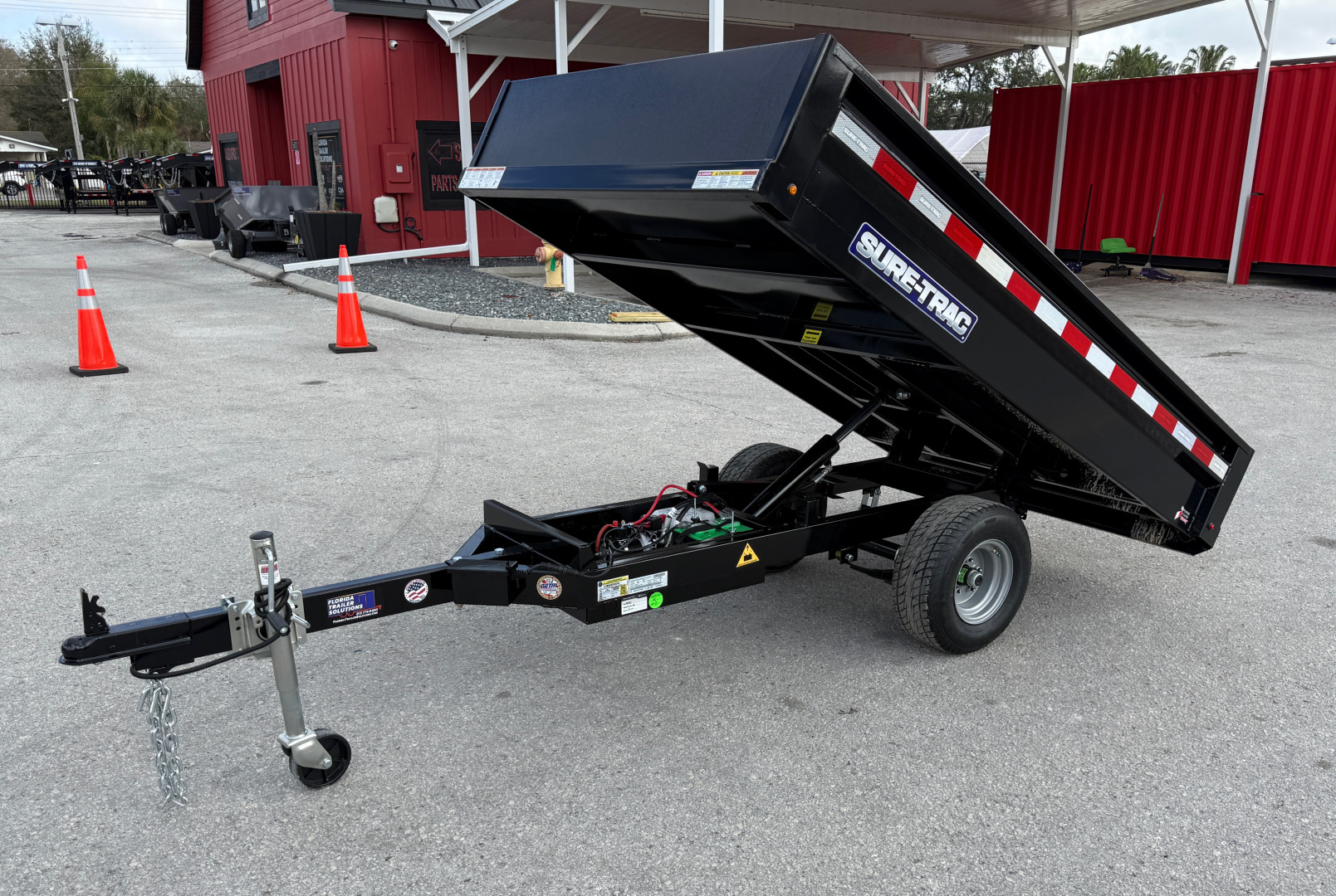 New 2026 Sure-Trac 4.5X8 Homeowner/Utility 3K Dump Trailer