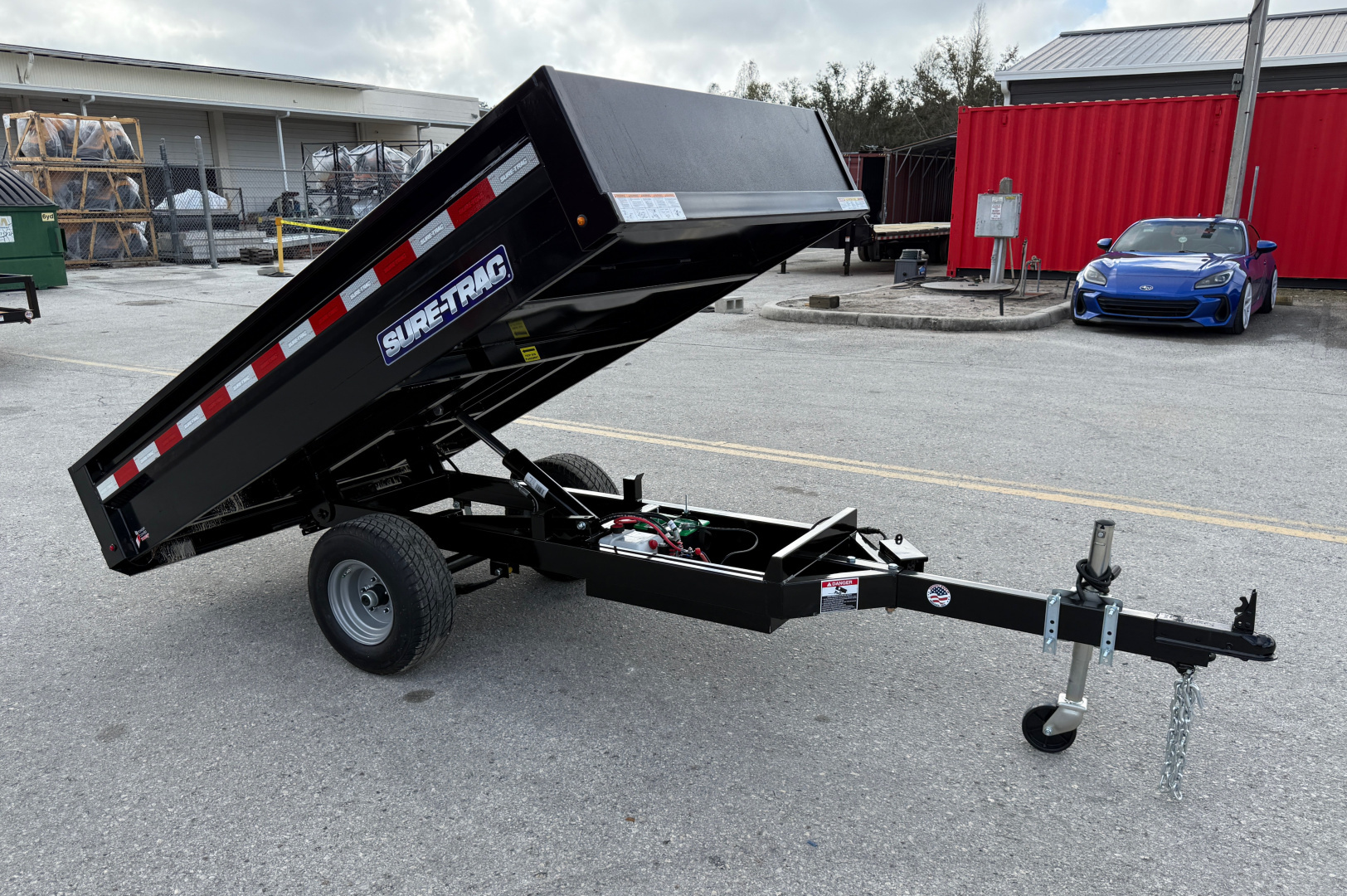 New 2026 Sure-Trac 4.5X8 Homeowner/Utility 3K Dump Trailer