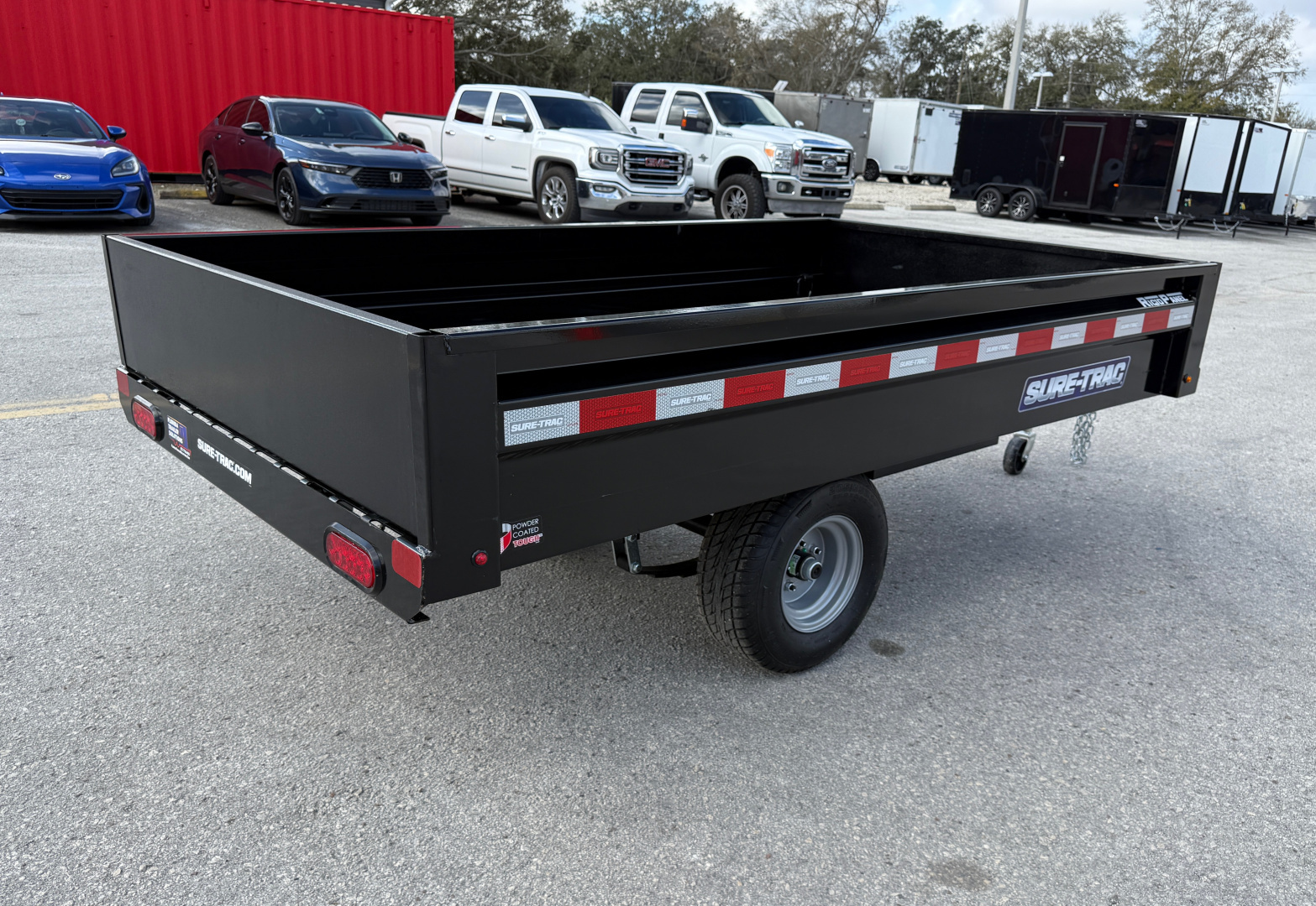 New 2026 Sure-Trac 4.5X8 Homeowner/Utility 3K Dump Trailer