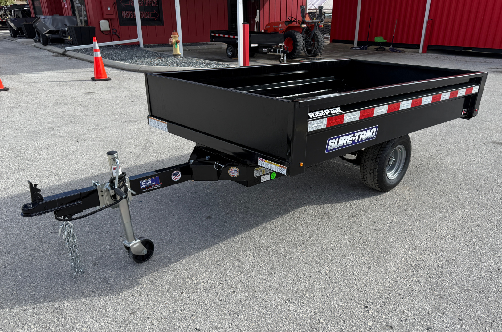 New 2026 Sure-Trac 4.5X8 Homeowner/Utility 3K Dump Trailer
