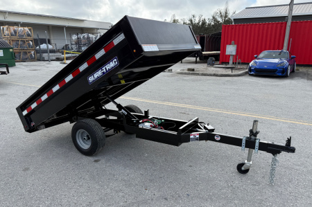 New 2026 Sure-Trac 4.5X8 Homeowner/Utility 3K Dump Trailer