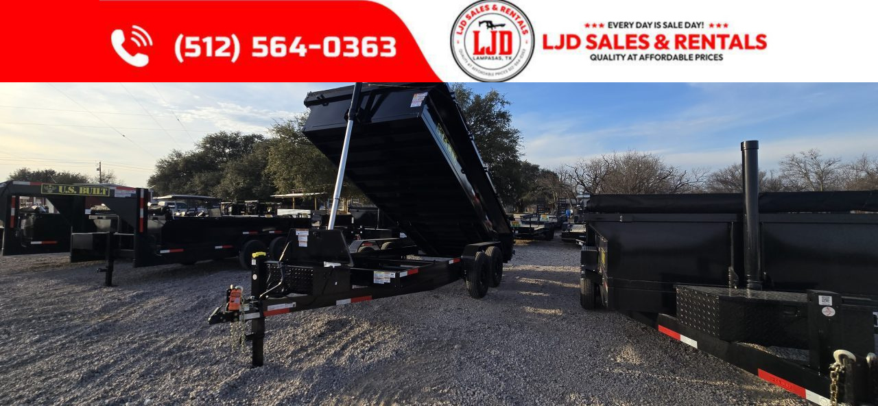 New 2026 US Built - Dump Trailer 16 x 2 - 16K GVWR