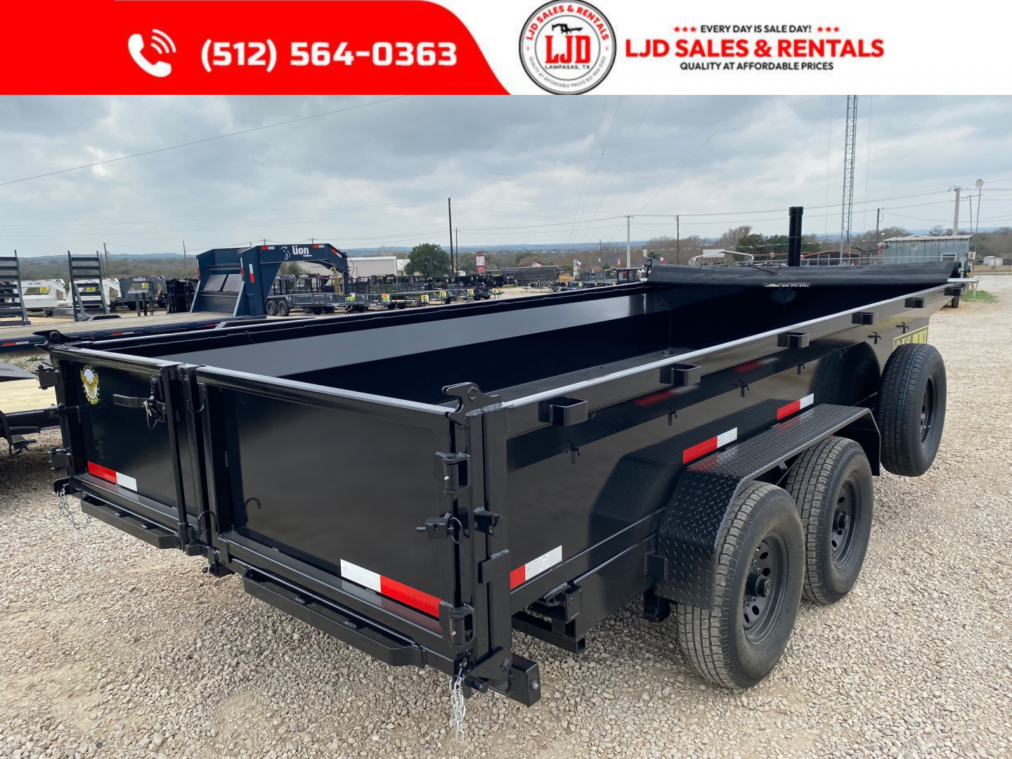 New 2026 US Built - Dump Trailer 16 x 2 - 16K GVWR