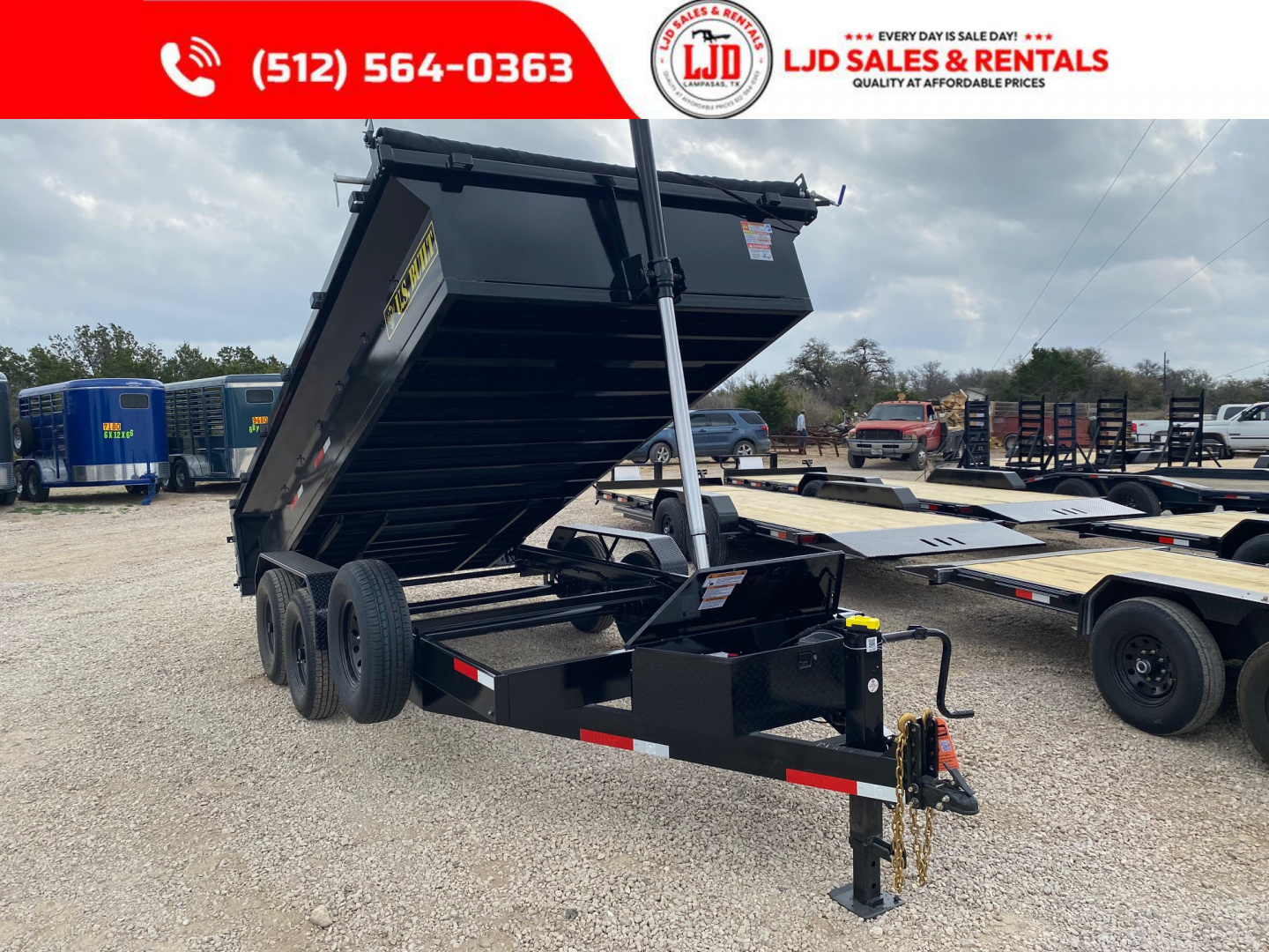 New 2026 US Built - Dump Trailer 16 x 2 - 16K GVWR