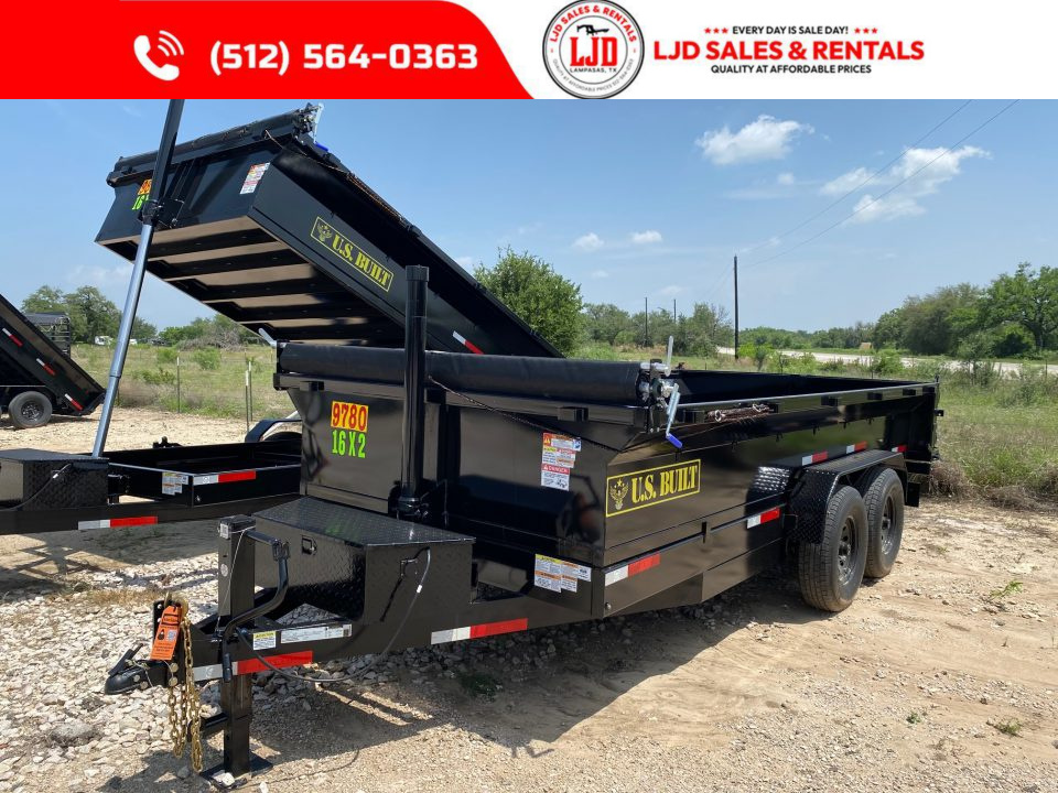 New 2026 US Built - Dump Trailer 16 x 2 - 16K GVWR