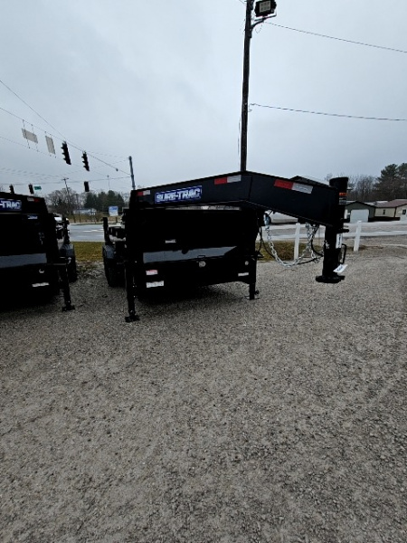 New 2026 Sure-Trac 82x14 16K Telescopic Gooseneck Dump Trailer