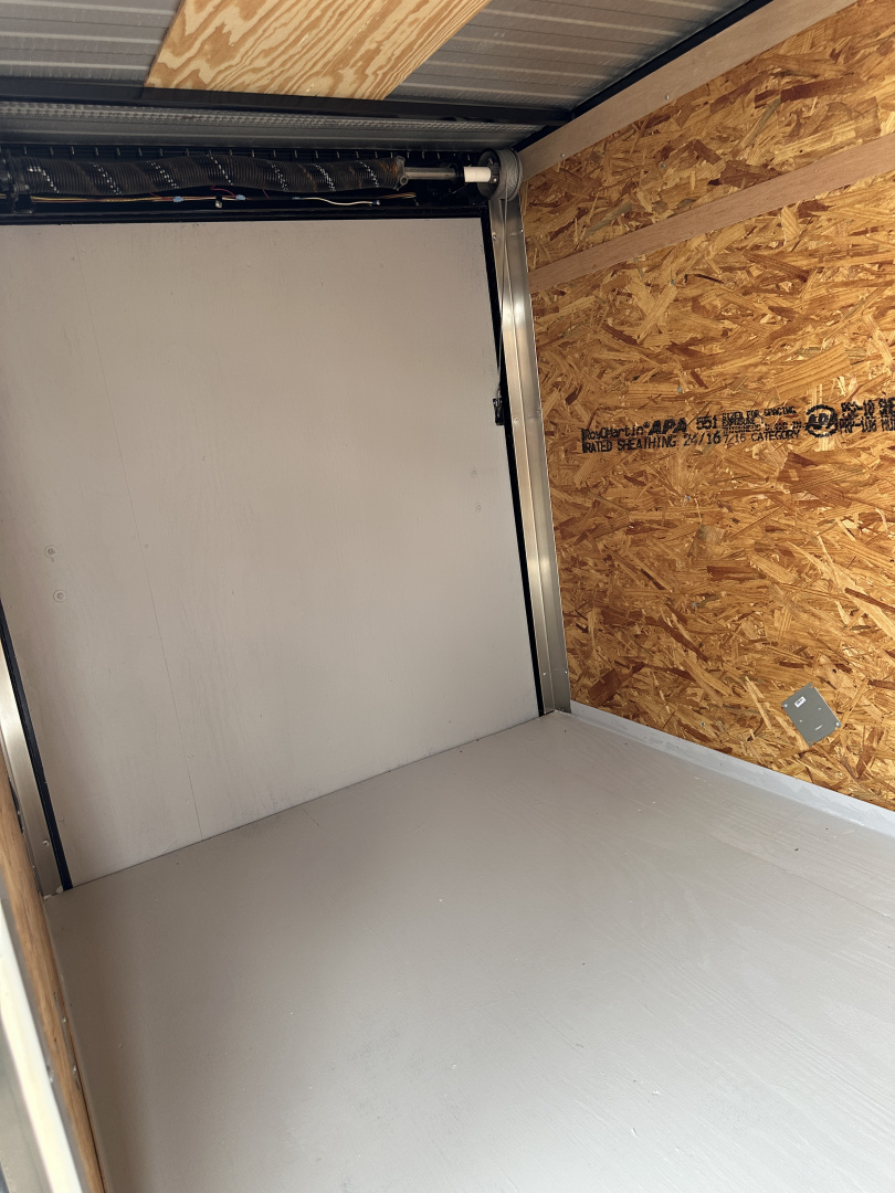 New 2026 Cargo Craft 5'x8'x5' Elite Flat Nose Matte Charcoal Gray Enclosed Cargo / Enclosed Trailer