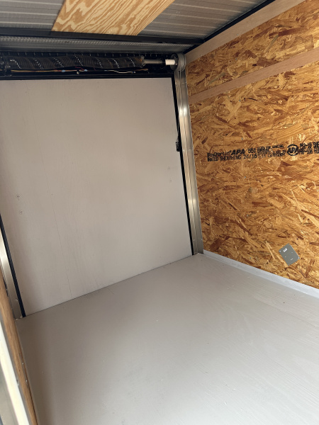 New 2026 Cargo Craft 5'x8'x5' Elite Flat Nose Matte Charcoal Gray Enclosed Cargo / Enclosed Trailer