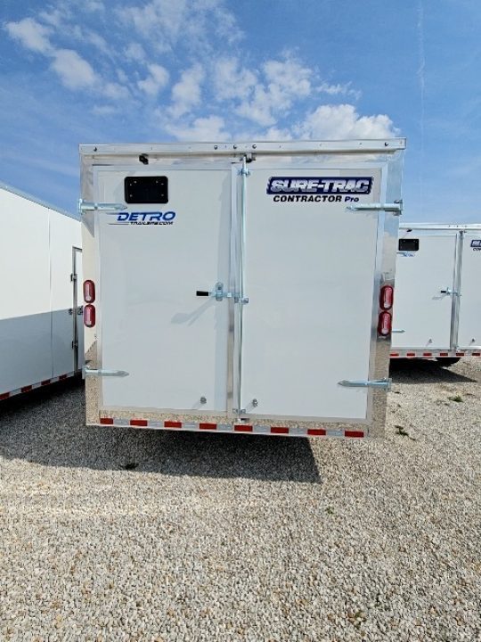 New 2026 Sure-Trac 8.5 x 18 14K Contractor Pro Double Rear Door Cargo / Enclosed Trailer