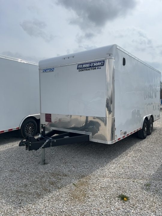 New 2026 Sure-Trac 8.5 x 18 14K Contractor Pro Double Rear Door Cargo / Enclosed Trailer