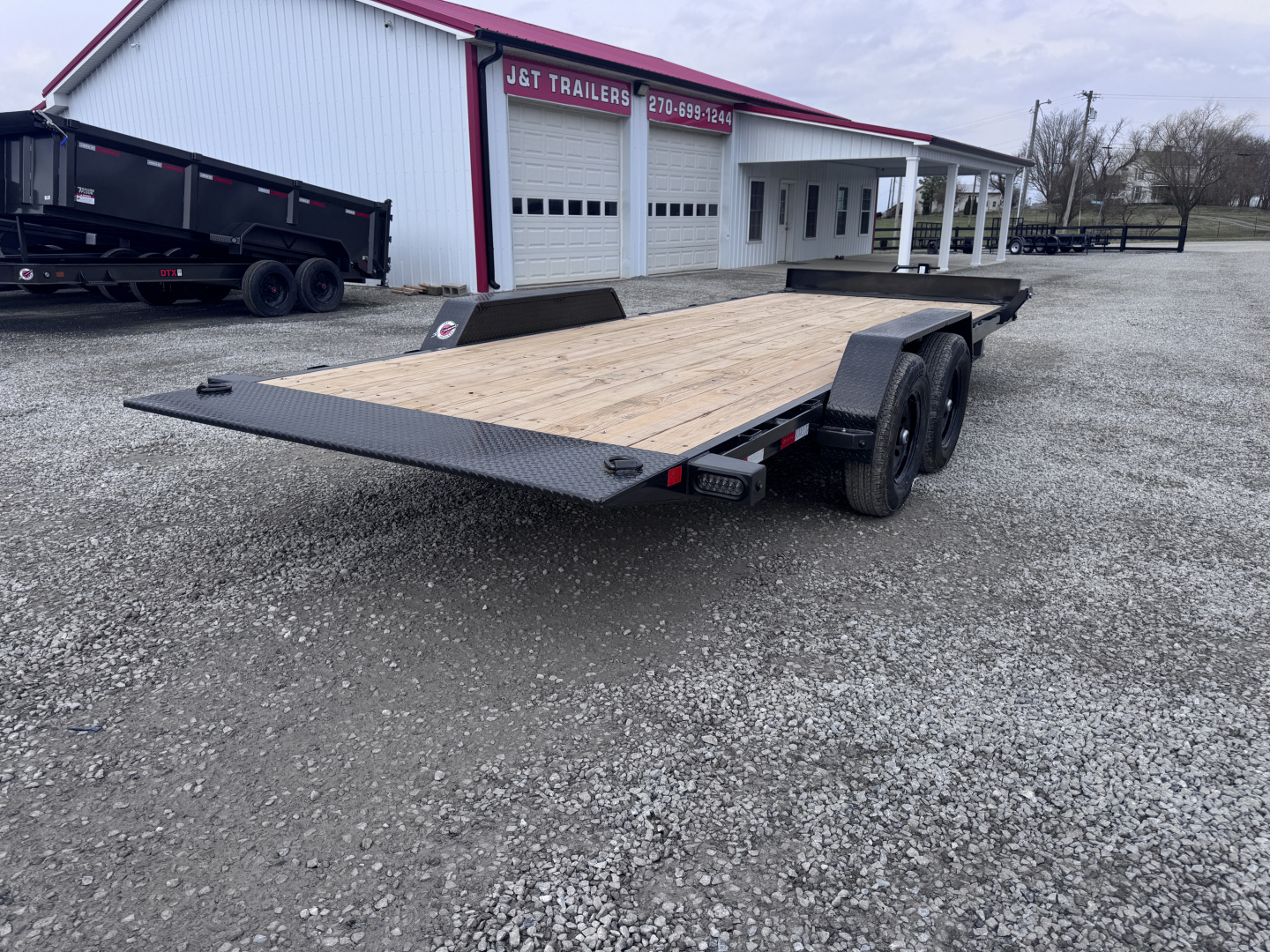 New 2026 Load Trail 83"x22' 14,000# GVWR Power Hydraulic Tilt Trailer
