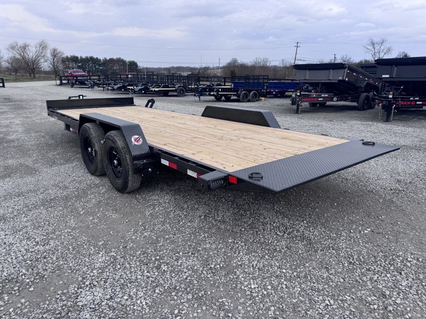 New 2026 Load Trail 83"x22' 14,000# GVWR Power Hydraulic Tilt Trailer