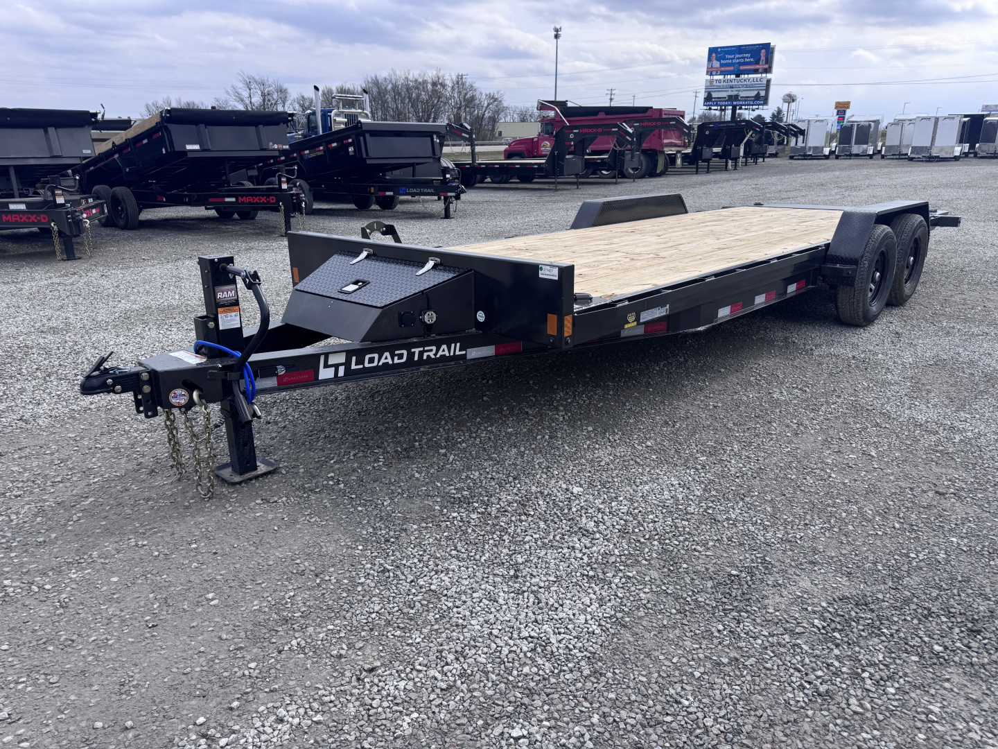 New 2026 Load Trail 83"x22' 14,000# GVWR Power Hydraulic Tilt Trailer