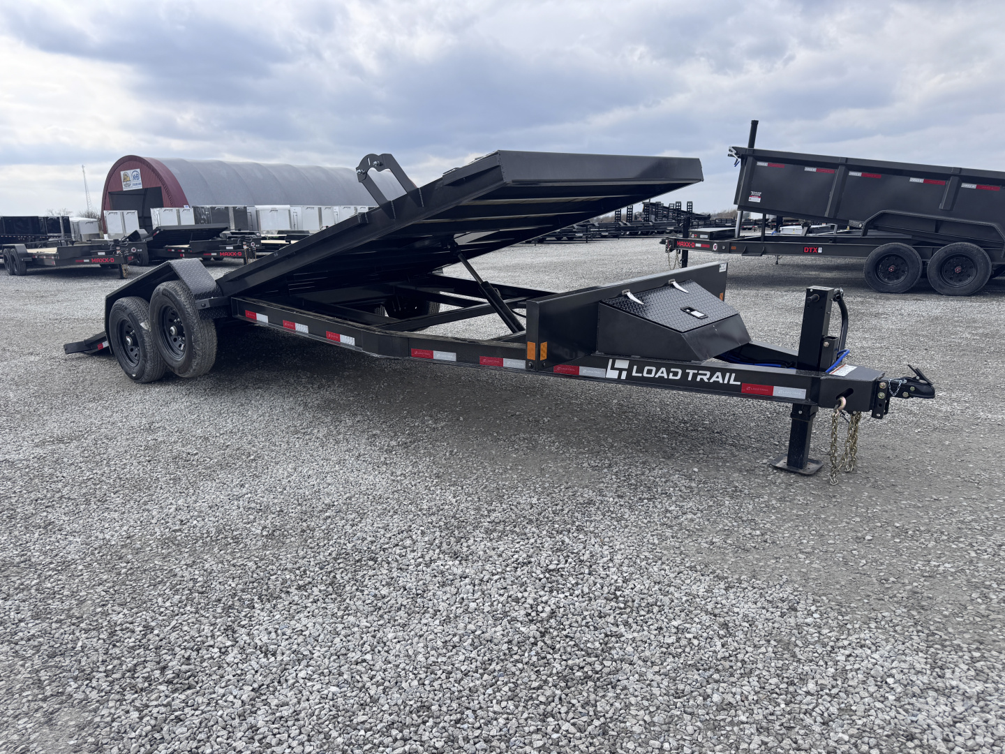 New 2026 Load Trail 83"x22' 14,000# GVWR Power Hydraulic Tilt Trailer