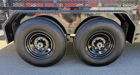 New 2026 Sure-Trac 7x18 (16+2) Tube Top Beavertail 14K Utility Trailer