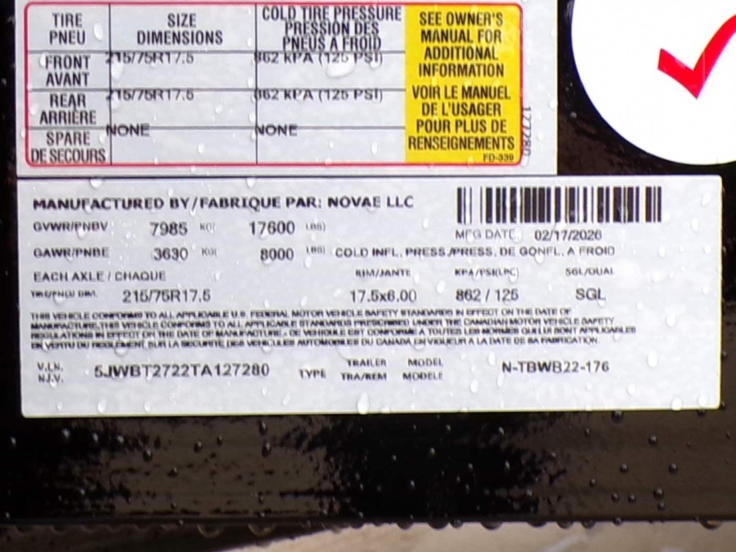 New 2026 Midsota TBWB 22 Tilt Trailer