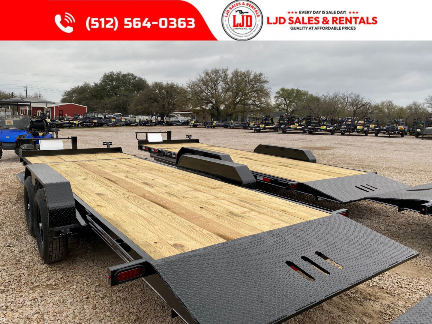 New 2026 AMW - Tilt / Equipment Trailer 22' - Heavy Duty - 14K GVWR