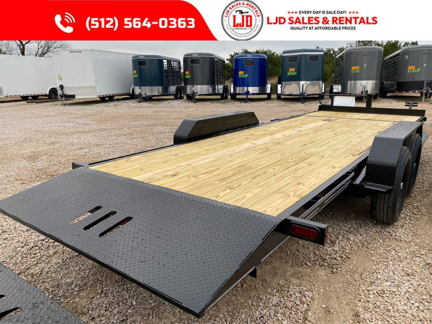 New 2026 AMW - Tilt / Equipment Trailer 22' - Heavy Duty - 14K GVWR