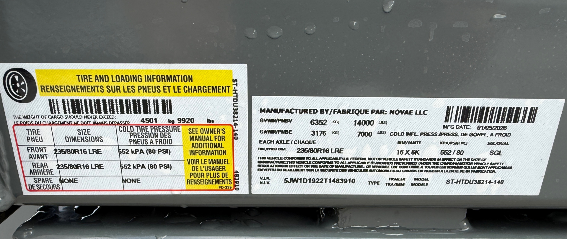 New 2026 Sure-Trac 7x14 Telescopic 14K 3' side Dump Trailer