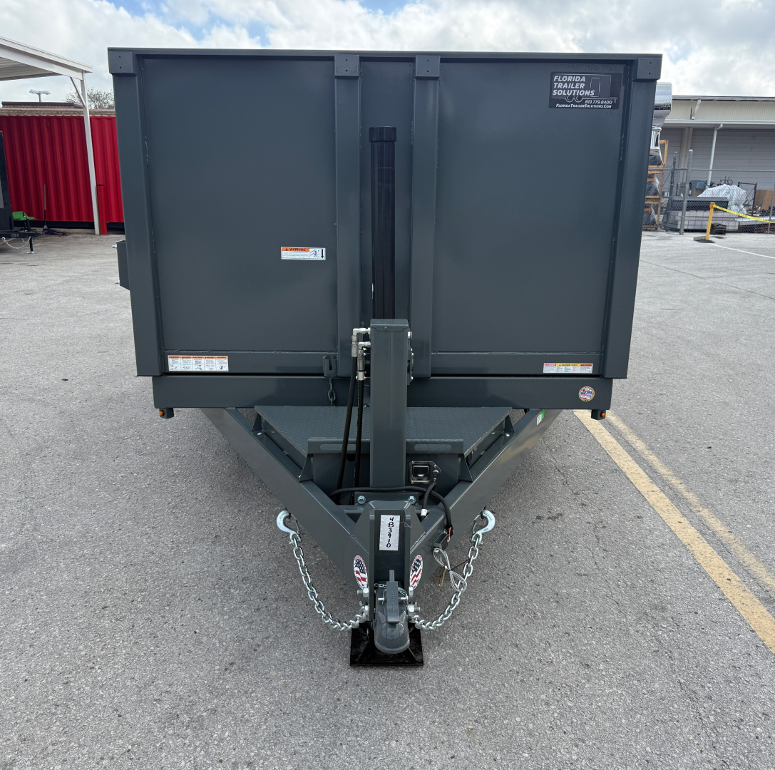 New 2026 Sure-Trac 7x14 Telescopic 14K 3' side Dump Trailer