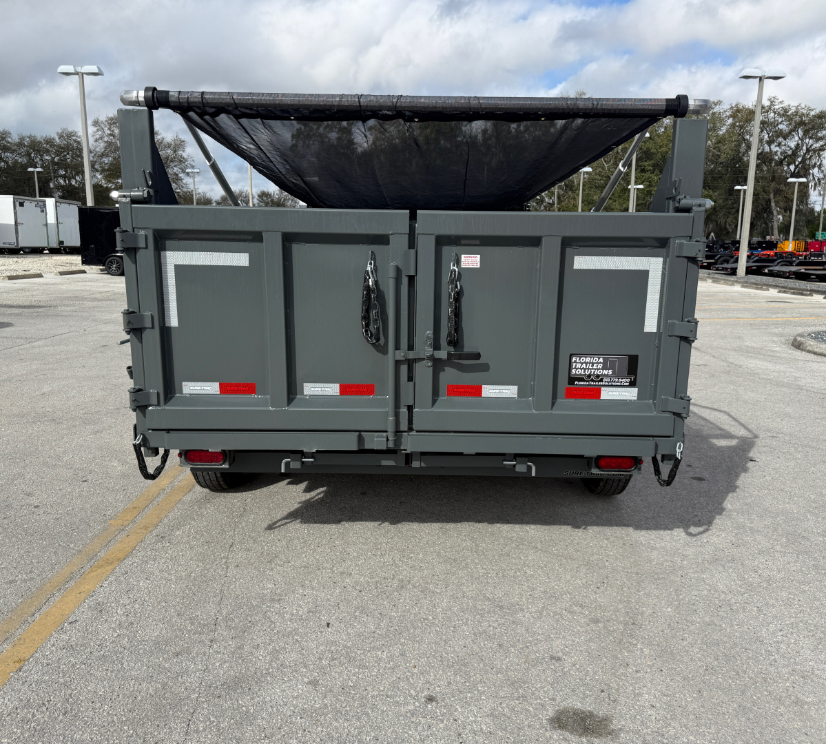 New 2026 Sure-Trac 7x14 Telescopic 14K 3' side Dump Trailer