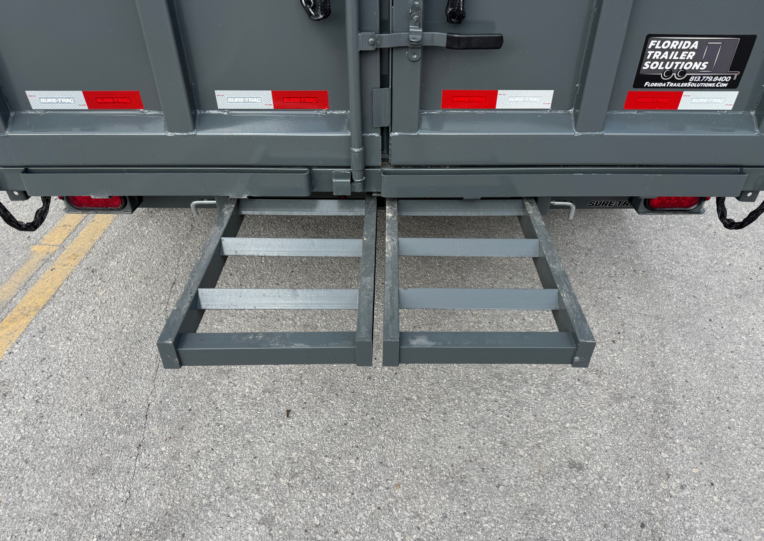 New 2026 Sure-Trac 7x14 Telescopic 14K 3' side Dump Trailer