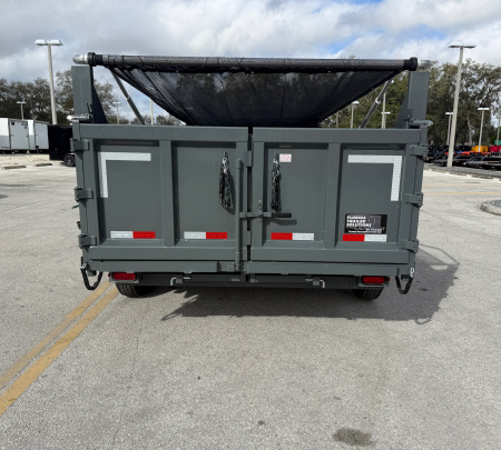 New 2026 Sure-Trac 7x14 Telescopic 14K 3' side Dump Trailer