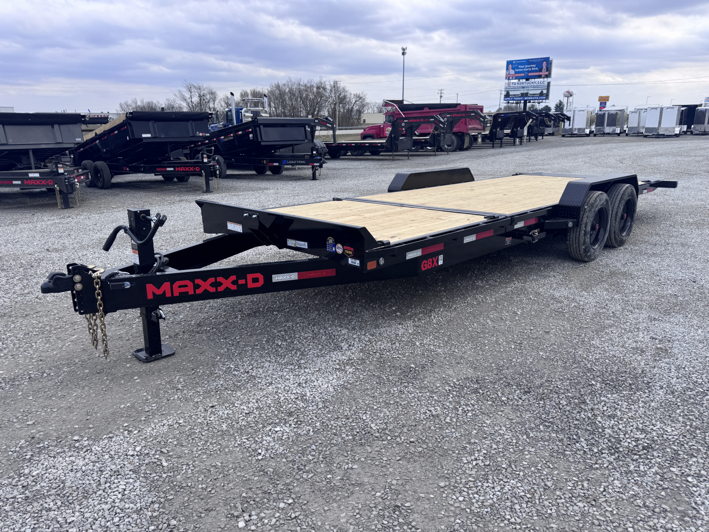 New 2026 MAXX-D G8X 83"x22' 16,000# GVWR Tilt Trailer
