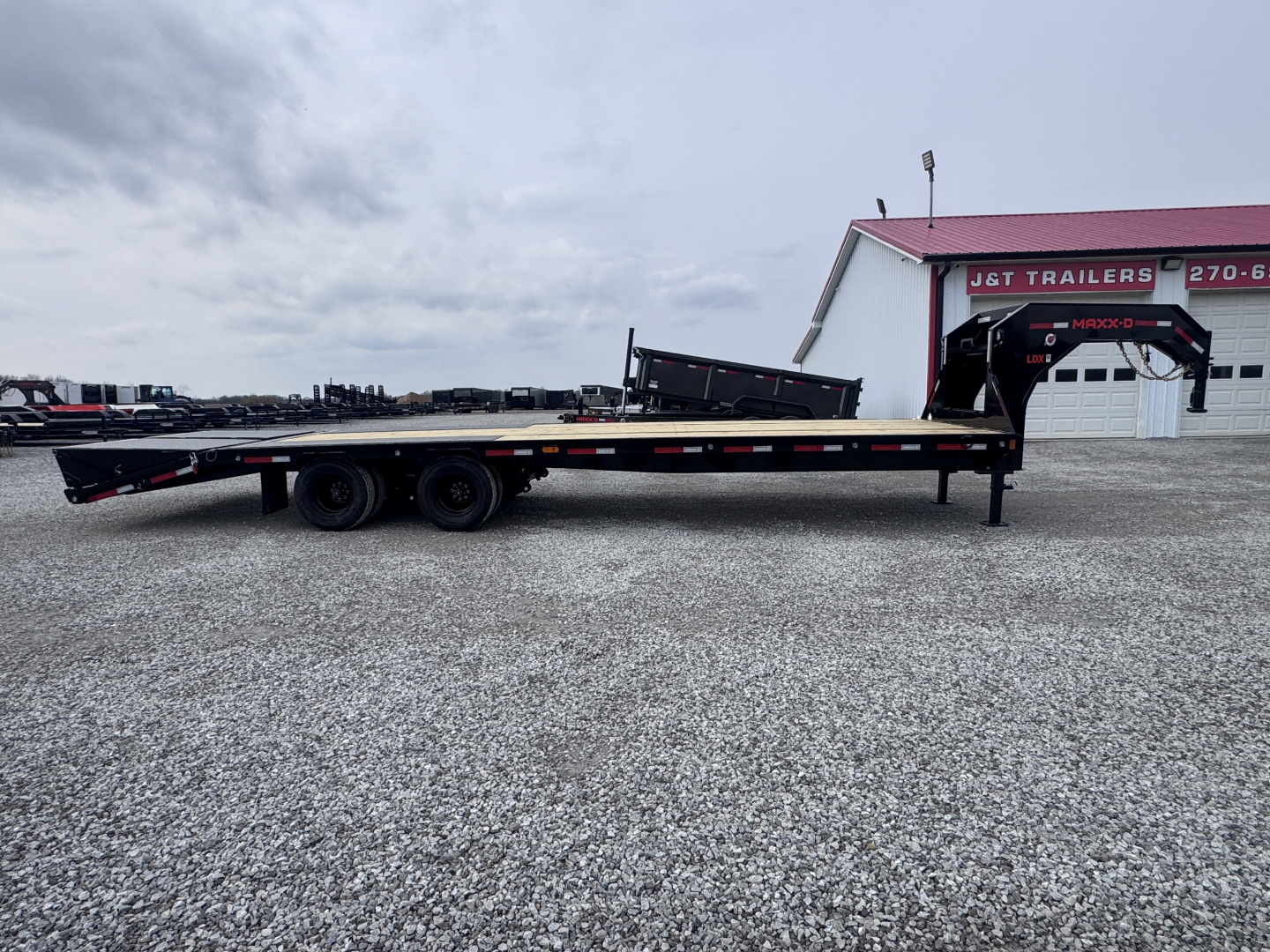 New 2026 MAXX-D LDX 102"x30' Dual Tandem Gooseneck Equipment Trailer