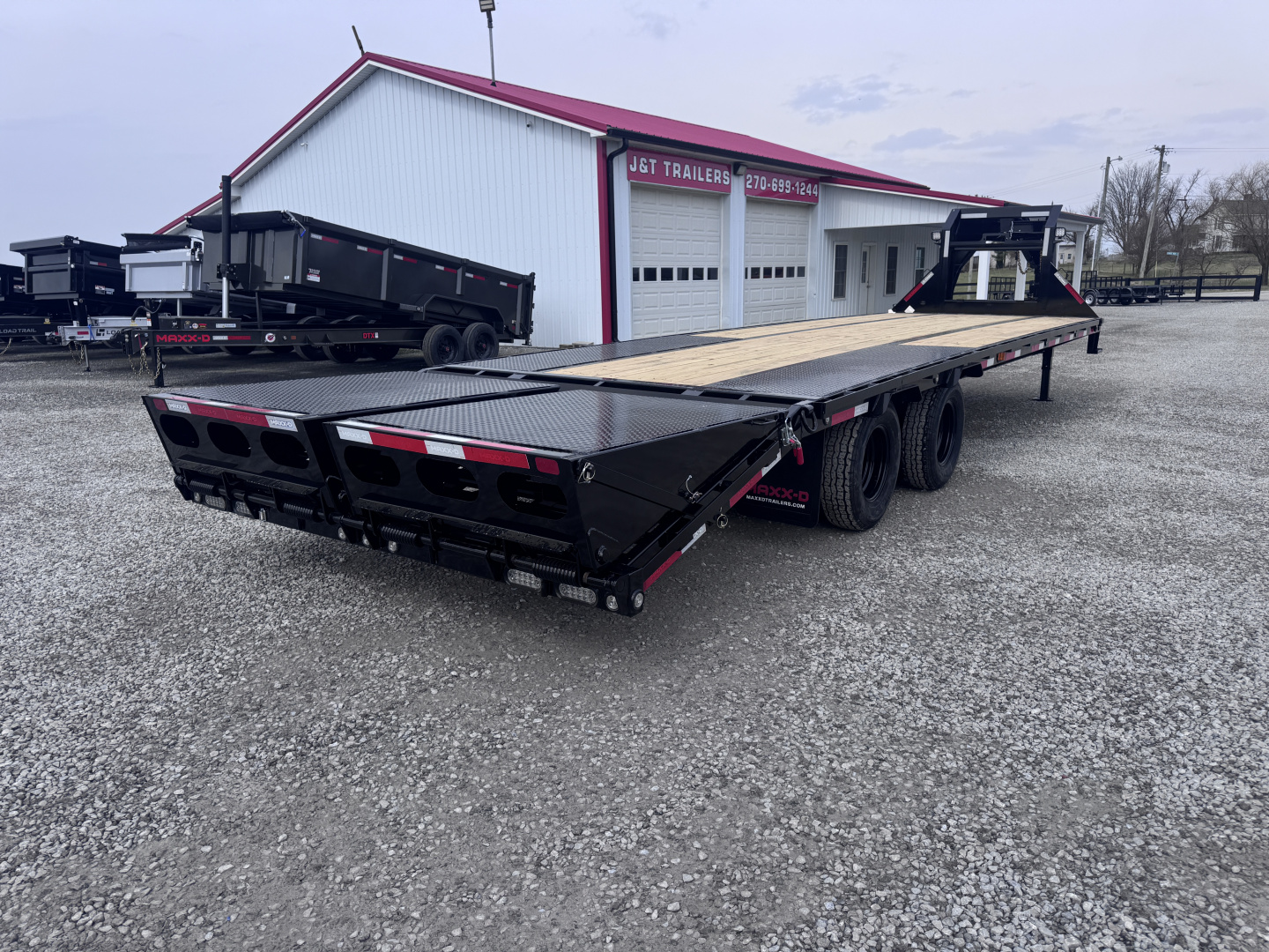 New 2026 MAXX-D LDX 102"x30' Dual Tandem Gooseneck Equipment Trailer